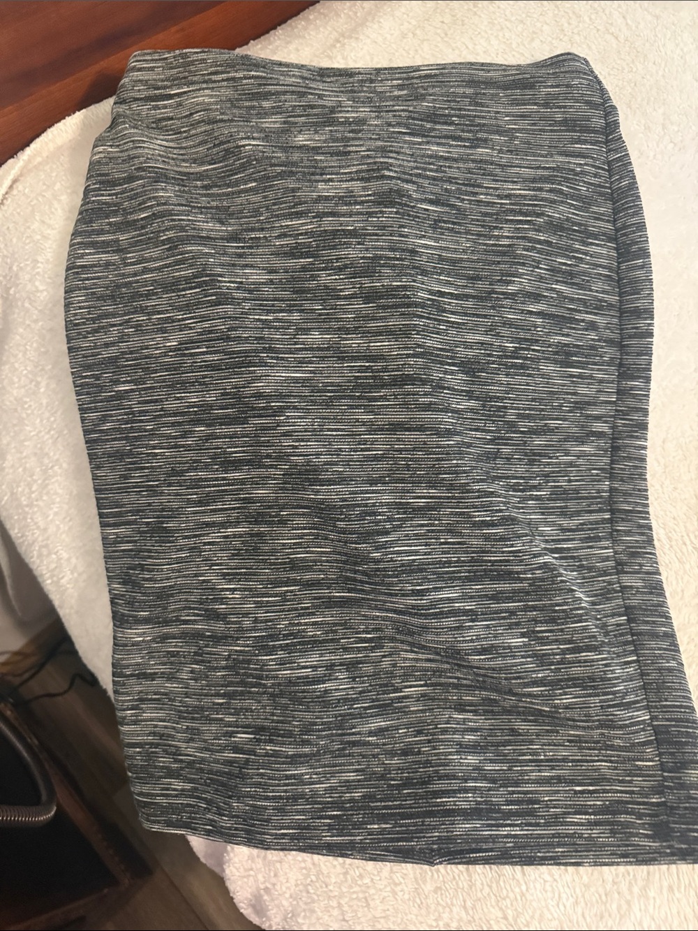 Joe‎ B Heathered Black & White Pencil Skirt